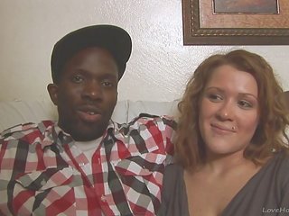 Interracial homemade couple movies their skills on camera